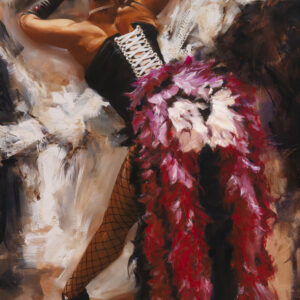 #694.Burlesque Bunnotzi.60X40.oil.4-12