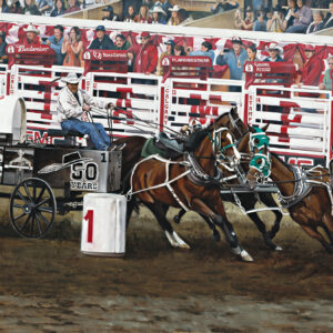 The King, Kelly Sutherland 60X120 oil painting by Paul Van Ginkel, 2026